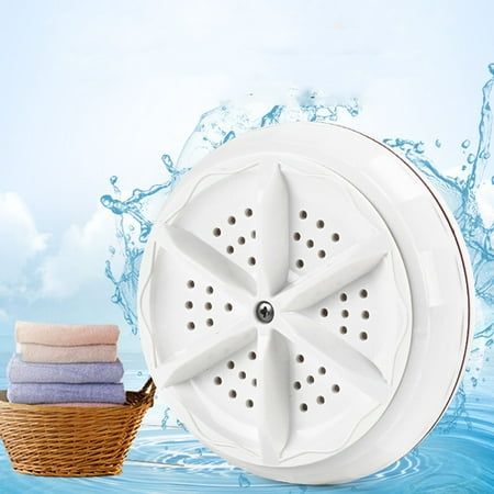 Reusable Portable Washing Machine Rotating Turbo Ultrasonic Dishwasher Fruit Mini Washing Machine